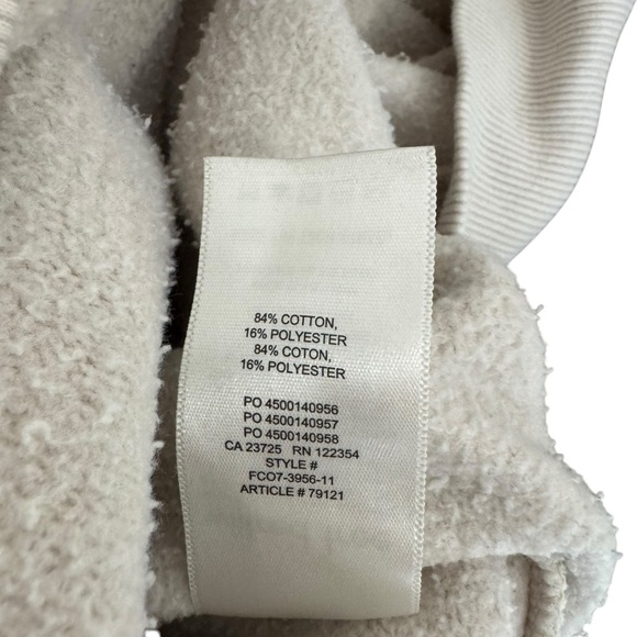 Wilfred x Aritzia - Cream Half-Zip Pullover Top Sz 2XS - Picture 8 of 9